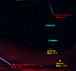 SOHO view of Comet Bradfield 