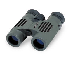 Wilderness Waterproof Binocular Model 802218, 8x25mm, Green Rubber, Waterproof