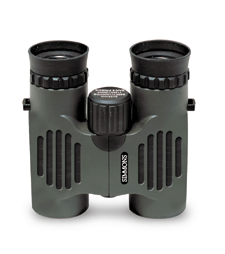 Wilderness Waterproof Binocular Model 802220, 8x32mm, Green Rubber, Waterproof